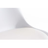 Silla visita Toulouse Square Blanco,Natural (roble)