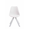 Silla visita Toulouse Square Blanco,Blanco (roble)