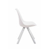Silla visita Toulouse Square Blanco,Blanco (roble)