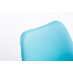 Silla visita Toulouse Rund Azul,Natural (roble)