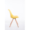 Silla visita Toulouse Rund Amarillo,Natural (roble)