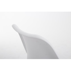 Silla visita Toulouse Rund Blanco,Natural (roble)