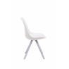 Silla visita Toulouse Rund Blanco,Blanco (roble)