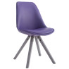 Silla de Comedor Laval Square Gris,Lila