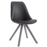Silla de Comedor Laval Square Gris,Negro