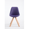 Silla de Comedor Laval Square Natural (roble),Lila