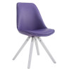Silla de Comedor Laval Square Blanco (roble),Lila
