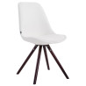 Silla de Comedor Laval Rund Cappuccino (roble),Blanco