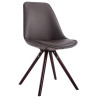 Silla de Comedor Laval Rund Cappuccino (roble),Marrón