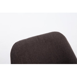 Silla De Comedor Borneo V2 En Tela Gris oscuro,Natural (roble)
