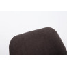 Silla De Comedor Borneo V2 En Tela Gris oscuro,Natural (roble)