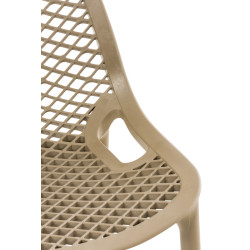 Taburete para exterior AIR Barro