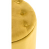 Puff De Almacenaje Redondo Pantin Amarillo