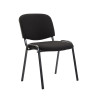 Set De 4 Sillas De Reuniones Ken En Tela Negro