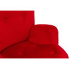Silla Mecedora Sanka En Terciopelo Rojo