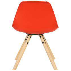 Silla De Salón Infantil Nakoni Rojo