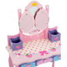 Tocador Infantil Emilia Con Silla Rosado