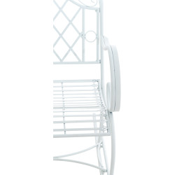 Mecedora De Metal Ansan Blanco