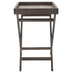 Mesa Auxiliar Simone Con Bandeja Marrón oscuro