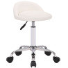 Taburete Con Ruedas Teramo Blanco