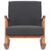 Sillón Mecedora Morelia Gris oscuro