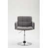 Silla Lounge Los Angeles en Tela Gris