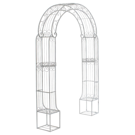 Arco para flores Alessia Blanco antiguo