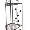 Estantería de Hierro Plegable Arona Negro