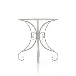 Mesa de Jardín Hari Blanco antiguo