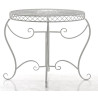 Mesa de exterior Sheela Blanco antiguo