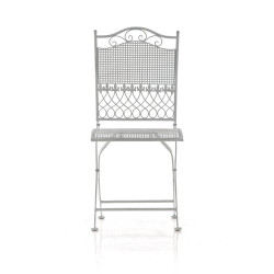 Silla plegable Kiran Blanco antiguo