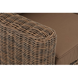 3er-Sofa Bilbao / Madeira Terrabraun