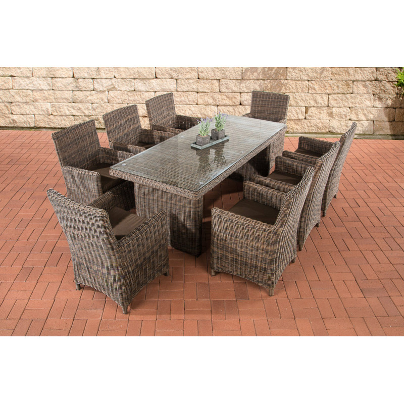 Sitzgruppe Fontana XL Terrabraun