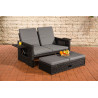 Sofa Ancona Eisengrau 5mm