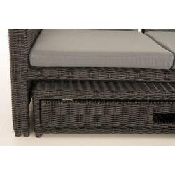 Sofa Ancona Eisengrau 5mm