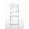 Silla de Jardín Plegable Adelar Blanco antiguo