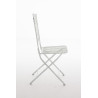 Silla de Jardín Plegable Adelar Blanco antiguo