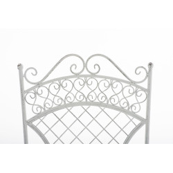 Silla de Jardín Plegable Adelar Blanco antiguo