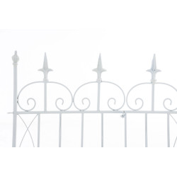 Reja De Jardín Mangold En Metal Blanco
