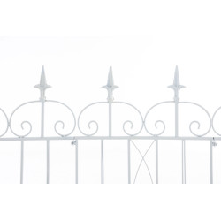 Reja De Jardín Mangold En Metal Blanco