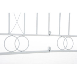 Reja De Jardín Mangold En Metal Blanco