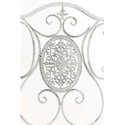 Silla De Jardín Plegable Sibell Blanco antiguo