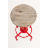 Taburete Industrial Lumos Rojo