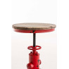 Taburete Industrial Lumos Rojo