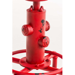 Taburete Industrial Lumos Rojo