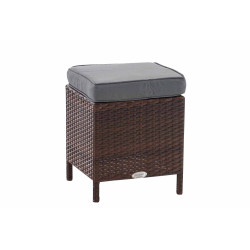 Taburete Vilato de Exterior Marrón moteado,Gris hierro