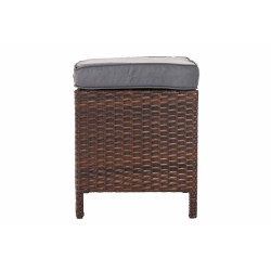 Taburete Vilato de Exterior Marrón moteado,Gris hierro