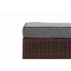 Taburete Vilato de Exterior Marrón moteado,Gris hierro