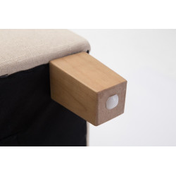 Taburete Bajo Pharao Crema