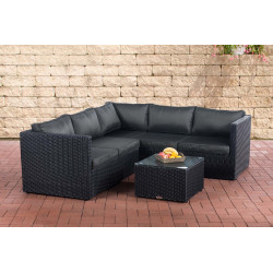 Ecksofa-Garnitur Liberi 5mm Anthrazit